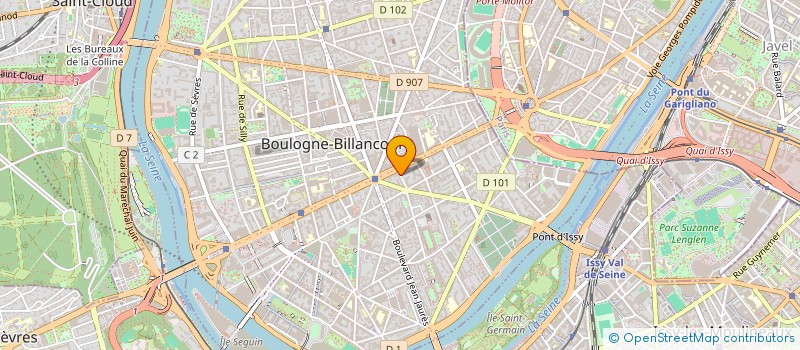 localisation de l'entreprise MADAME BERTHILLE LA TORRE à BOULOGNE-BILLANCOURT