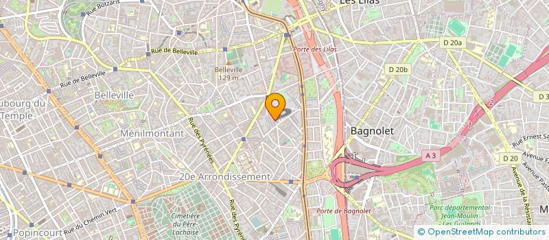 localisation de l'entreprise MADAME BERTHILLE LE GALLIC  PARIS