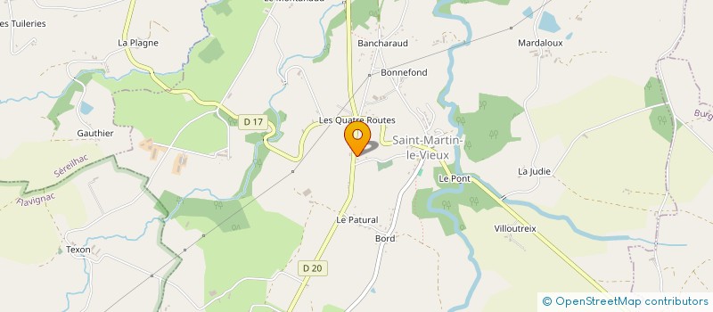localisation de l'entreprise MADAME BERTHILLE PINSARD  SAINT-MARTIN-LE-VIEUX