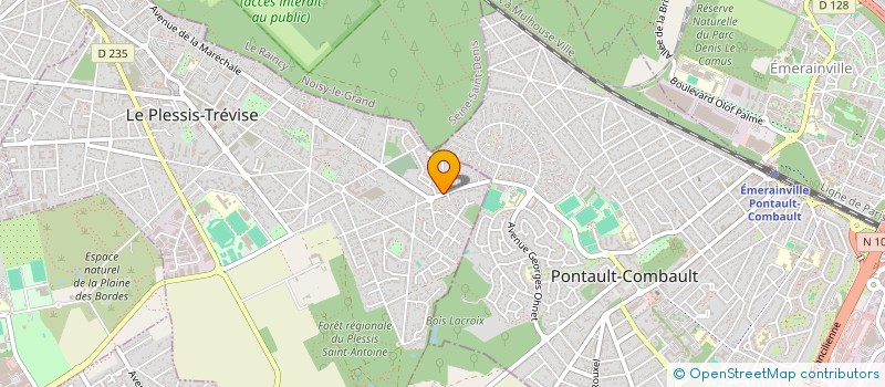 localisation de l'entreprise MADAME BERTILE MESSAK  LE PLESSIS-TREVISE