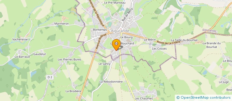 localisation de l'entreprise MADAME BERTILLE ABBA à AIGURANDE