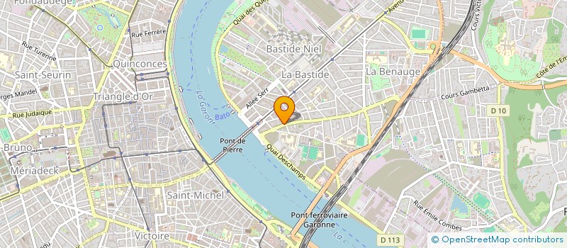 localisation de l'entreprise MADAME BERTILLE ARGUEYROLLES à BORDEAUX