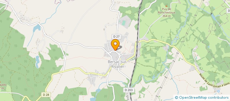localisation de l'entreprise MADAME BERTILLE BADJINGA à BERSAC-SUR-RIVALIER
