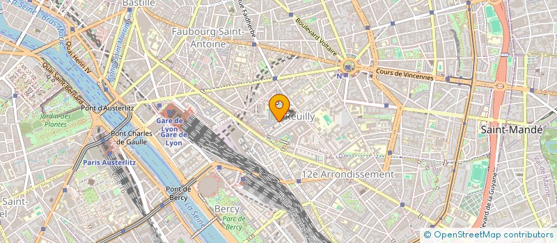 localisation de l'entreprise MADAME BERTILLE BLONDON  PARIS