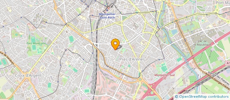 localisation de l'entreprise MADAME BERTILLE BOROS-TURQUIN  MONTPELLIER