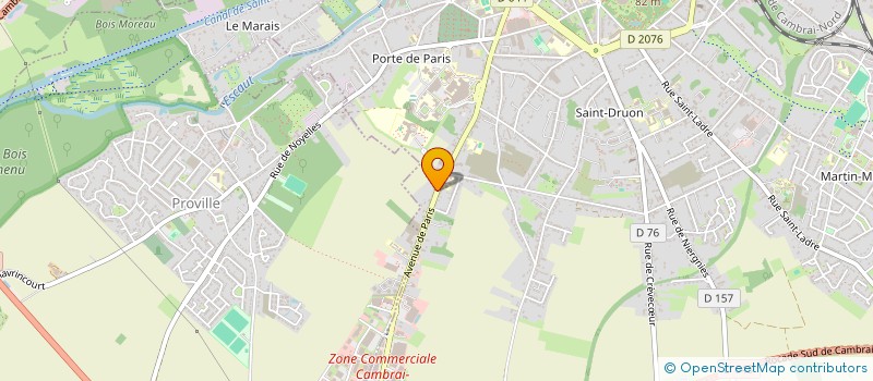 localisation de l'entreprise MADAME BERTILLE CAPUCINY  CAMBRAI