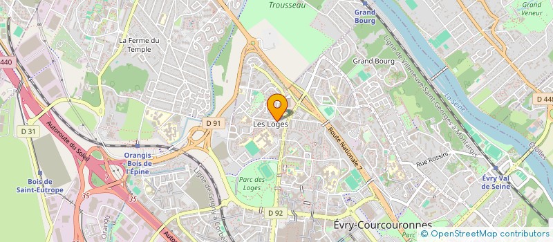 localisation de l'entreprise MADAME BERTILLE CHARRUAU à EVRY-COURCOURONNES