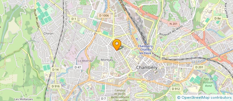 localisation de l'entreprise MADAME BERTILLE CHAZAUX  CHAMBERY