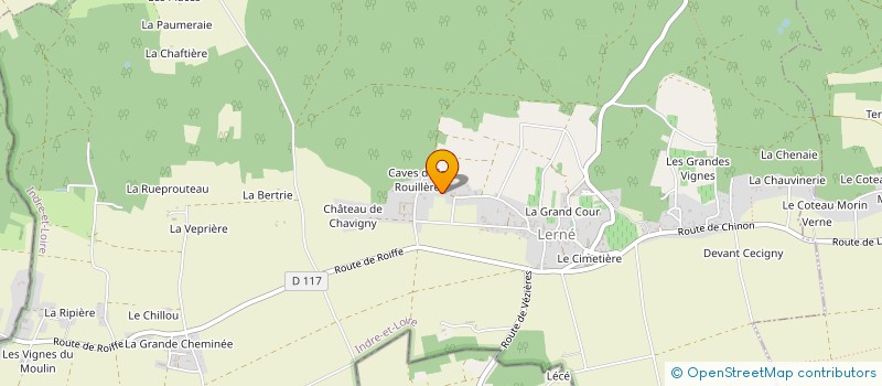 localisation de l'entreprise MADAME BERTILLE CIBILLEAU à LERNE