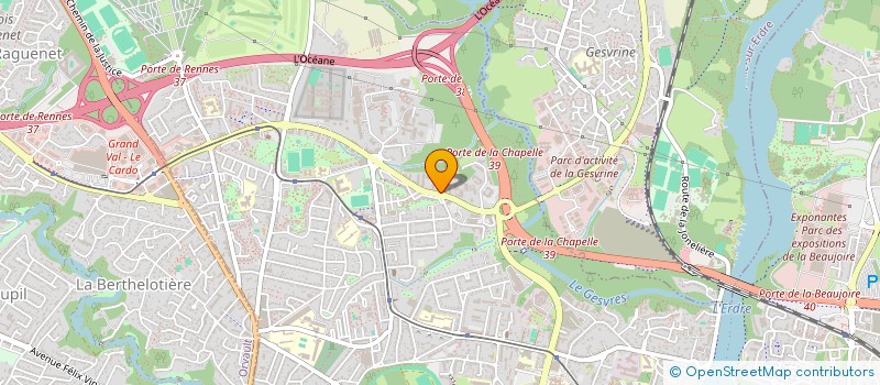 localisation de l'entreprise MADAME BERTILLE DUBIN à NANTES