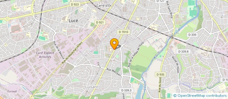 localisation de l'entreprise MADAME BERTILLE DURAND à LUISANT