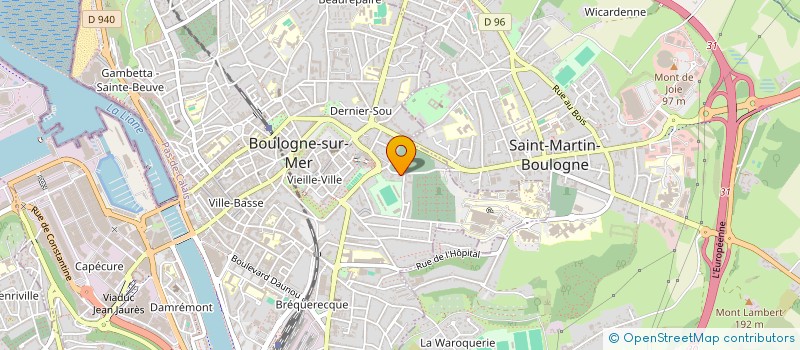 localisation de l'entreprise MADAME BERTILLE DUSSOSSOY à BOULOGNE-SUR-MER