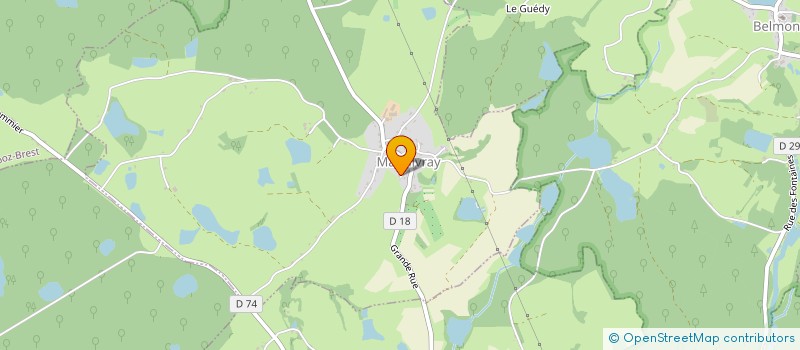 localisation de l'entreprise MADAME BERTILLE GALMICHE  MAGNIVRAY