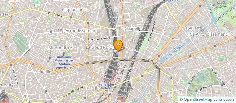 localisation de l'entreprise MADAME BERTILLE GATTEAU  PARIS