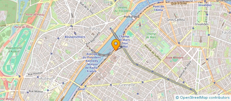 localisation de l'entreprise MADAME BERTILLE KOUASSI  PARIS