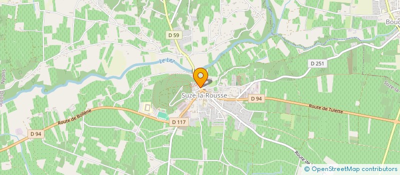 localisation de l'entreprise MADAME BERTILLE KREZEL  SUZE-LA-ROUSSE