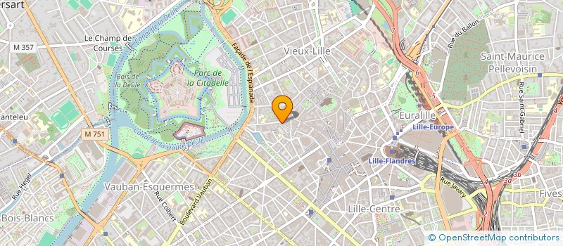 localisation de l'entreprise MADAME BERTILLE MARTIN à LILLE
