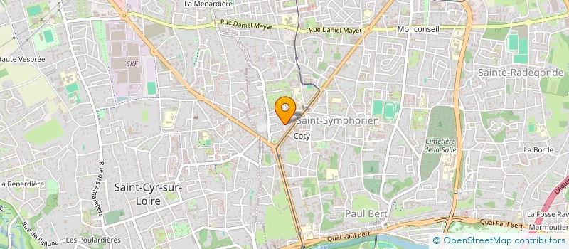 localisation de l'entreprise MADAME BERTILLE MARY  TOURS