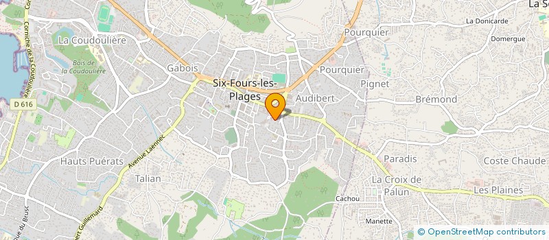 localisation de l'entreprise MADAME BERTILLE MATHON à SIX-FOURS-LES-PLAGES