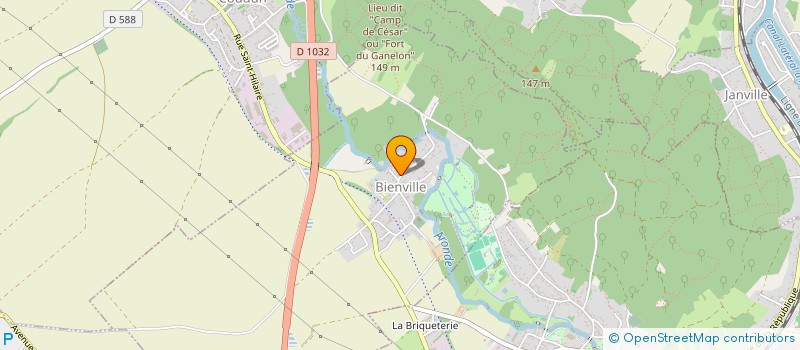 localisation de l'entreprise MADAME BERTILLE RENARD  BIENVILLE