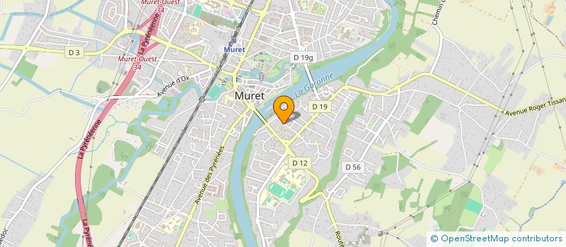 localisation de l'entreprise MADAME BERTILLE REULLON  MURET