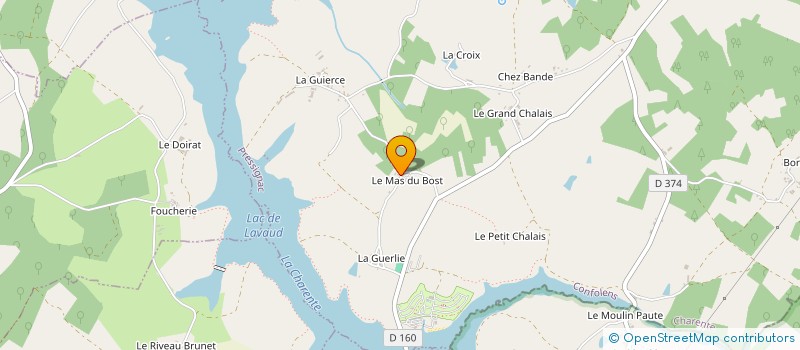 localisation de l'entreprise MADAME BERTILLE THIBAUDEAU à CHIRAC