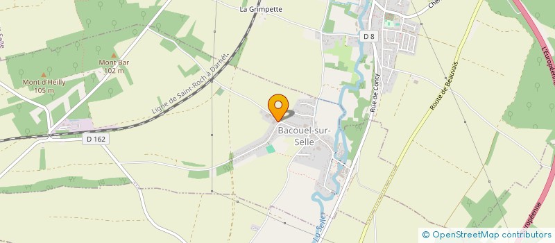 localisation de l'entreprise MADAME BERTILLE VAN OVERBEKE  BACOUEL-SUR-SELLE