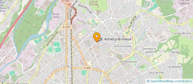 localisation de l'entreprise MADAME BERTINE CLAIRE MBEUTCHA NGASSA à ANNECY