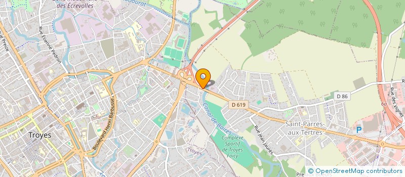 localisation de l'entreprise MADAME BERTRANDE PFAFFENZELLER  SAINT-PARRES-AUX-TERTRES