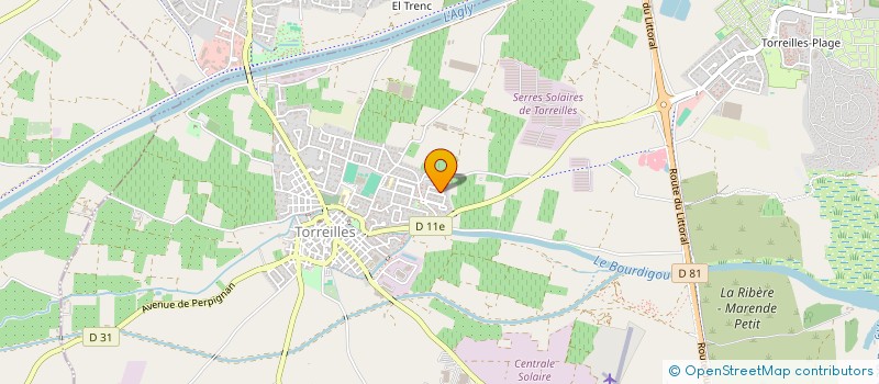 localisation de l'entreprise MADAME BERYL DUROCHER  TORREILLES