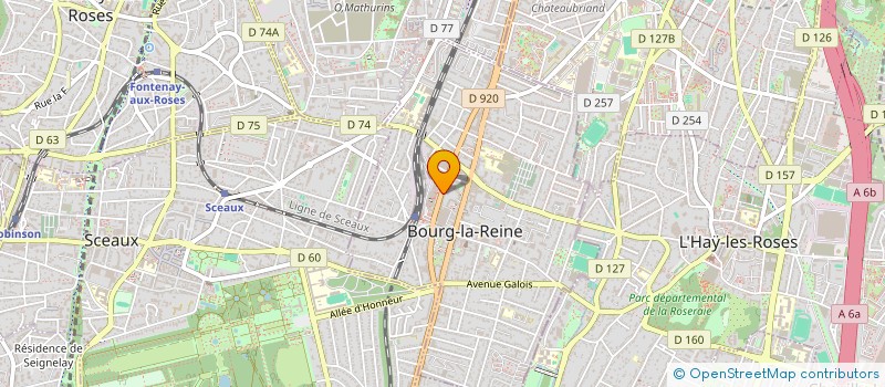 localisation de l'entreprise MADAME BERYL MEREAUX à BOURG-LA-REINE