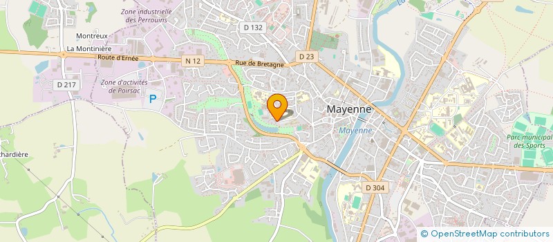 localisation de l'entreprise MADAME BESA HETEMI  MAYENNE