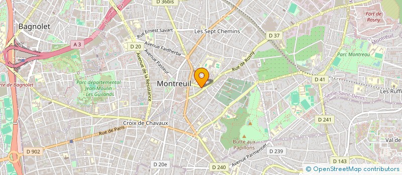 localisation de l'entreprise MADAME BESEMA ROUAZMI à MONTREUIL
