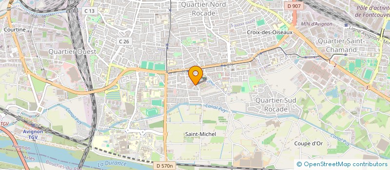 localisation de l'entreprise MADAME BESMA AKIFE  VEDENE