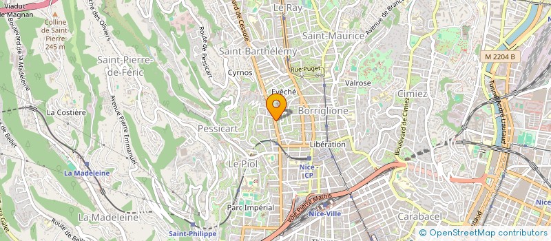 localisation de l'entreprise MADAME BESMA BAKARI à NICE