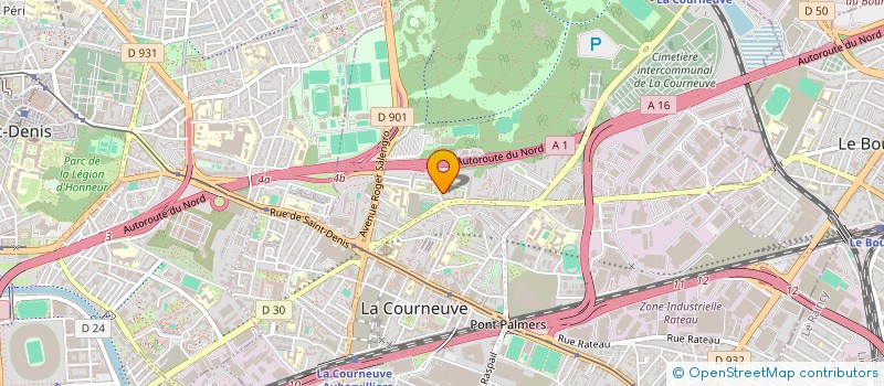 localisation de l'entreprise MADAME BESMA BEN AISSA à LA COURNEUVE