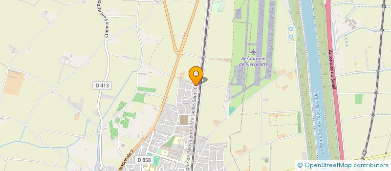 localisation de l'entreprise MADAME BESMA CHAIBI  PIERRELATTE