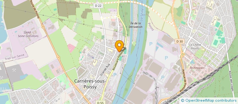 localisation de l'entreprise MADAME BESMA GUERCH à CARRIERES-SOUS-POISSY