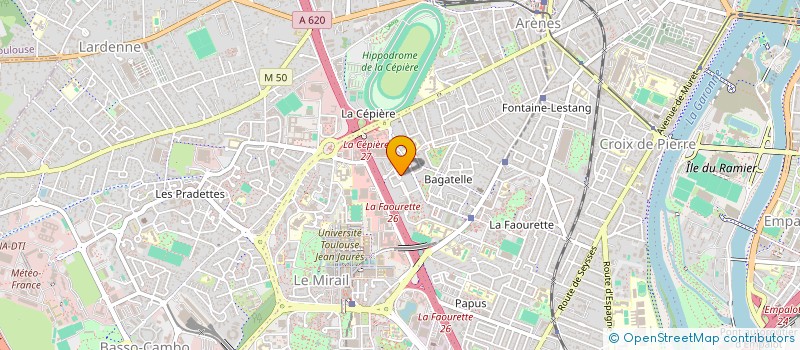 localisation de l'entreprise MADAME BESSMA BARKAT  TOULOUSE