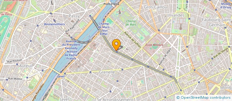 localisation de l'entreprise MADAME BESSOU KORE  PARIS 15