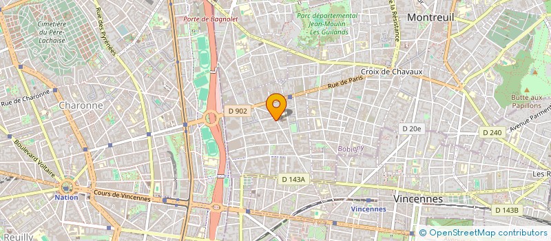 localisation de l'entreprise MADAME BETANIA ANDRADE CARMONA à MONTREUIL