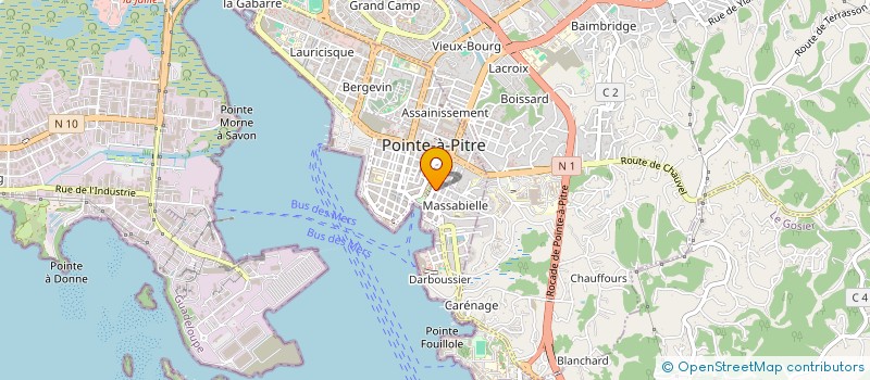 localisation de l'entreprise MADAME BETANIA EDWIGE à POINTE-A-PITRE