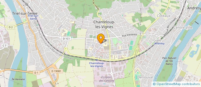 localisation de l'entreprise MADAME BETANIE COMPAGNON  CHANTELOUP-LES-VIGNES