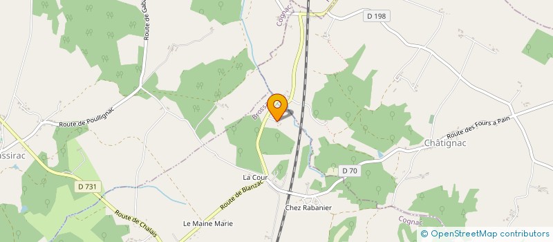 localisation de l'entreprise MADAME BETH CIESCO  BROSSAC