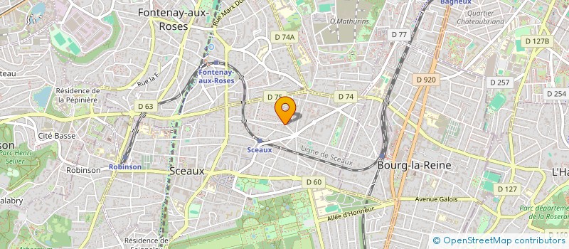 localisation de l'entreprise MADAME BETH HYNUM à SCEAUX