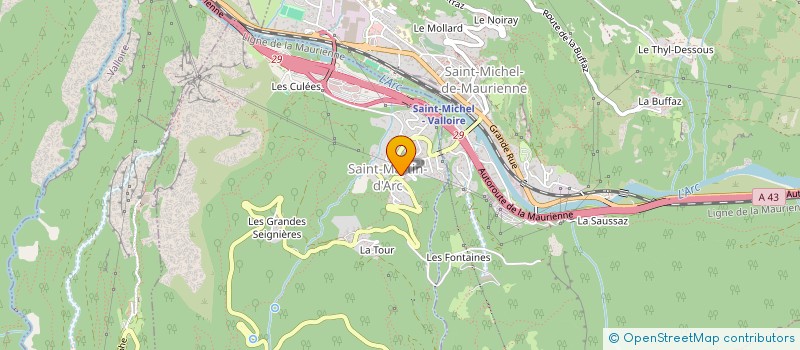 localisation de l'entreprise MADAME BETHANY CHRISTINE WRIGHT  SAINT-MARTIN-D'ARC