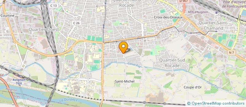 localisation de l'entreprise MADAME BETHEL ODJUGO  AVIGNON