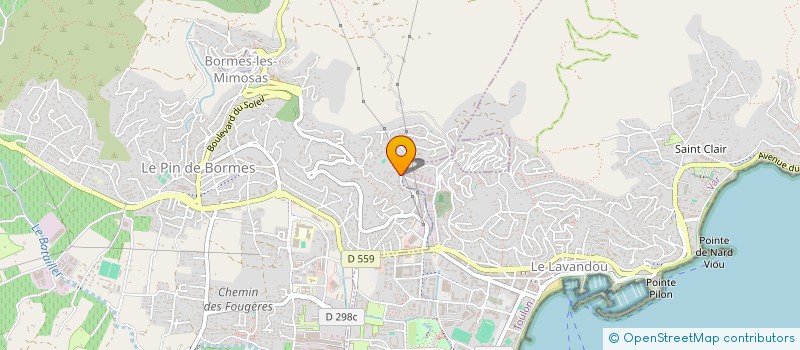 localisation de l'entreprise MADAME BETHY ANDRAULT  BORMES-LES-MIMOSAS