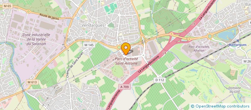 localisation de l'entreprise MADAME BETINA ELLINGSEN  SAINT-AUNES