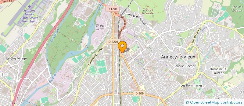 localisation de l'entreprise MADAME BETINA ZAGO  ANNECY